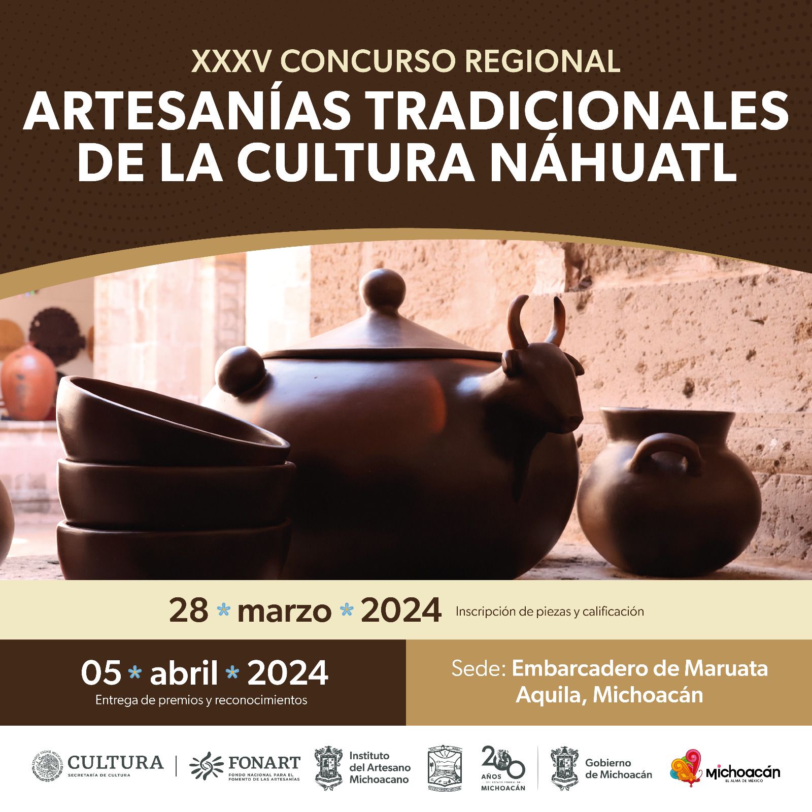 Vamos a Maruata al Concurso Regional de Artesanías de la Cultura Náhuatl