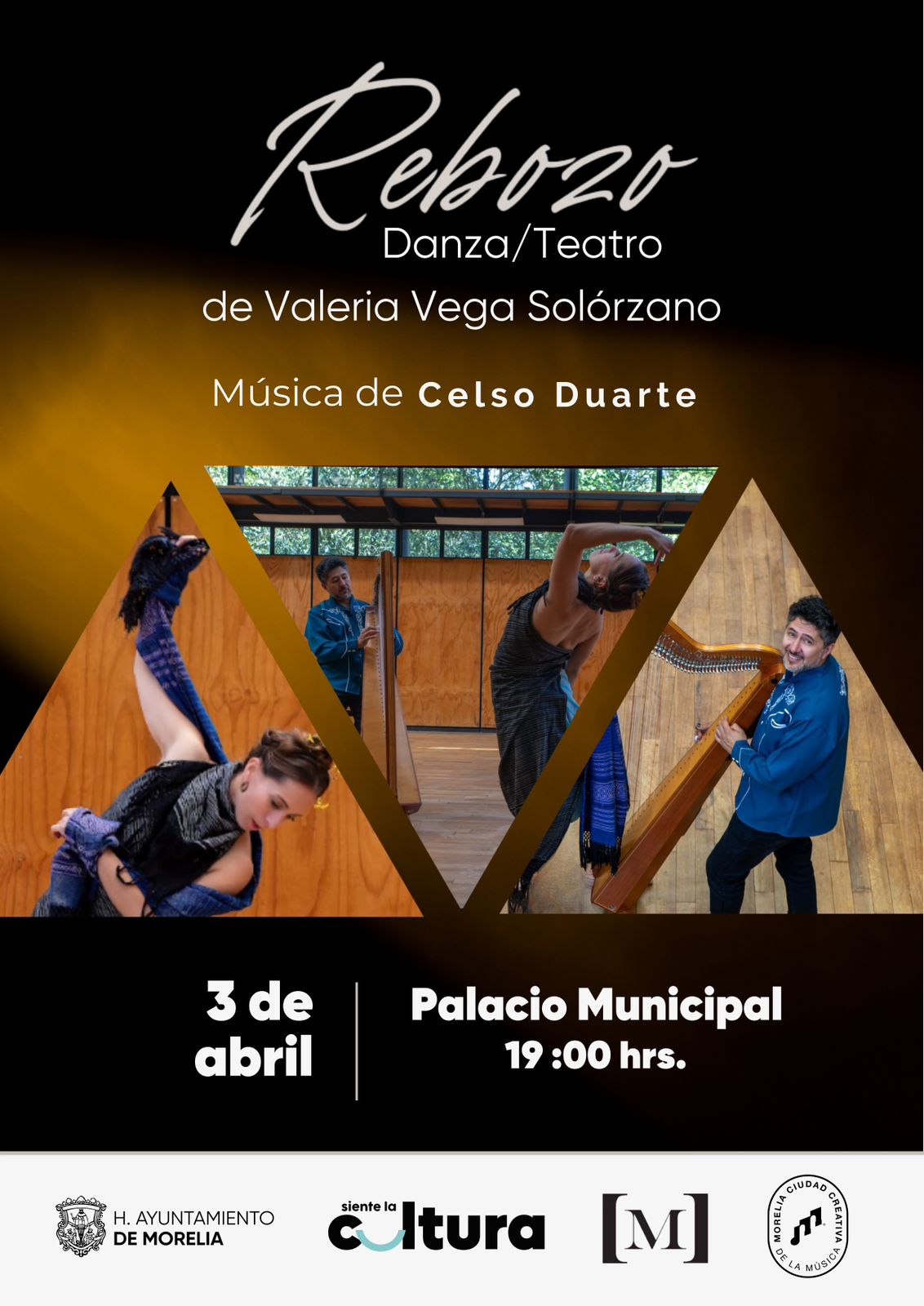 SeCultura de Morelia invita a “Rebozo, danza y teatro”