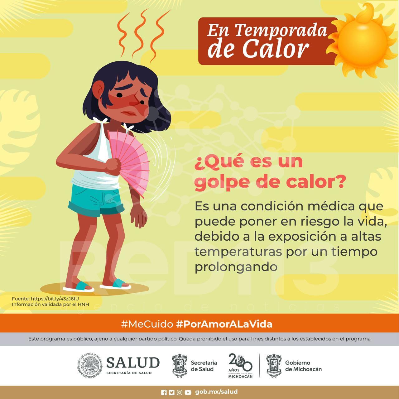 SSM emite recomendaciones por onda de calor que afecta a Michoacán