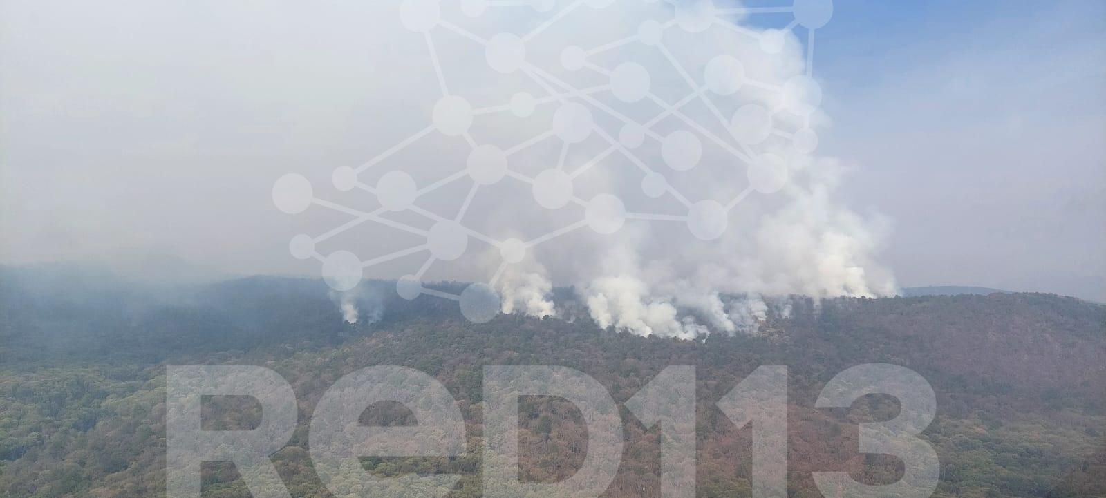 Controlado un 60 % el incendio forestal en Pátzcuaro y Salvador Escalante