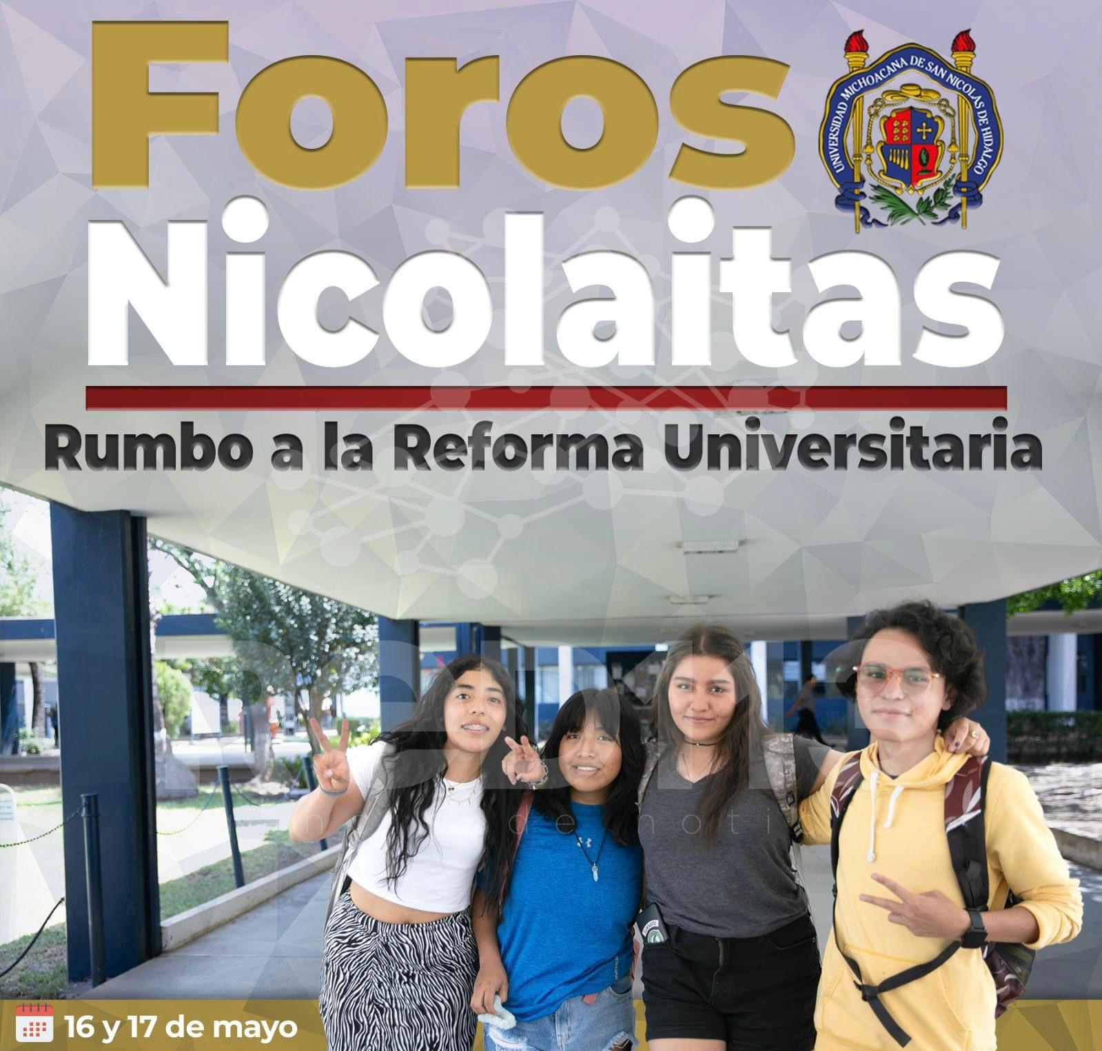 UMSNH inicia este jueves los Foros Nicolaitas, Rumbo a la Reforma Universitaria