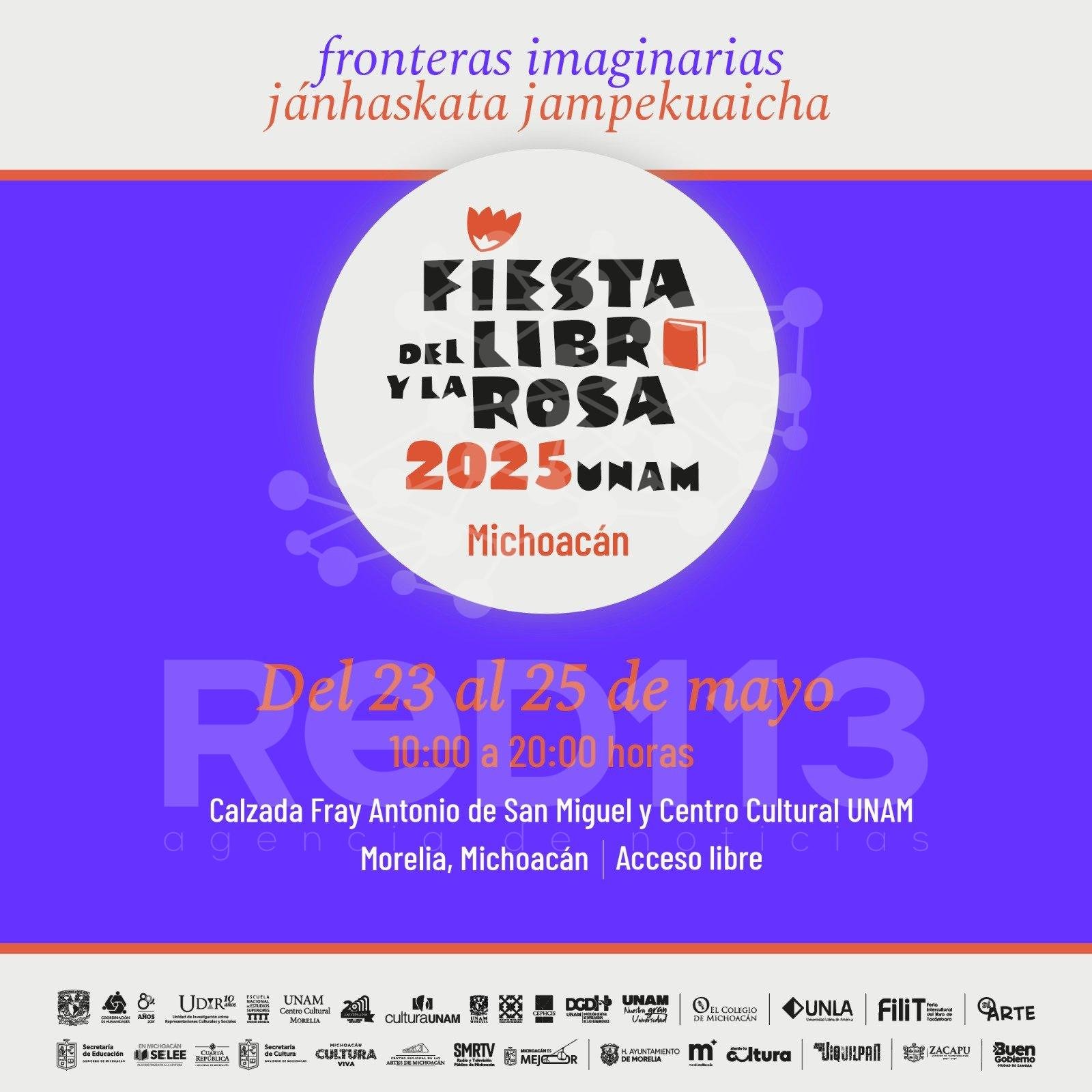 Todo listo para la Fiesta del Libro y la Rosa en Michoacán 2025