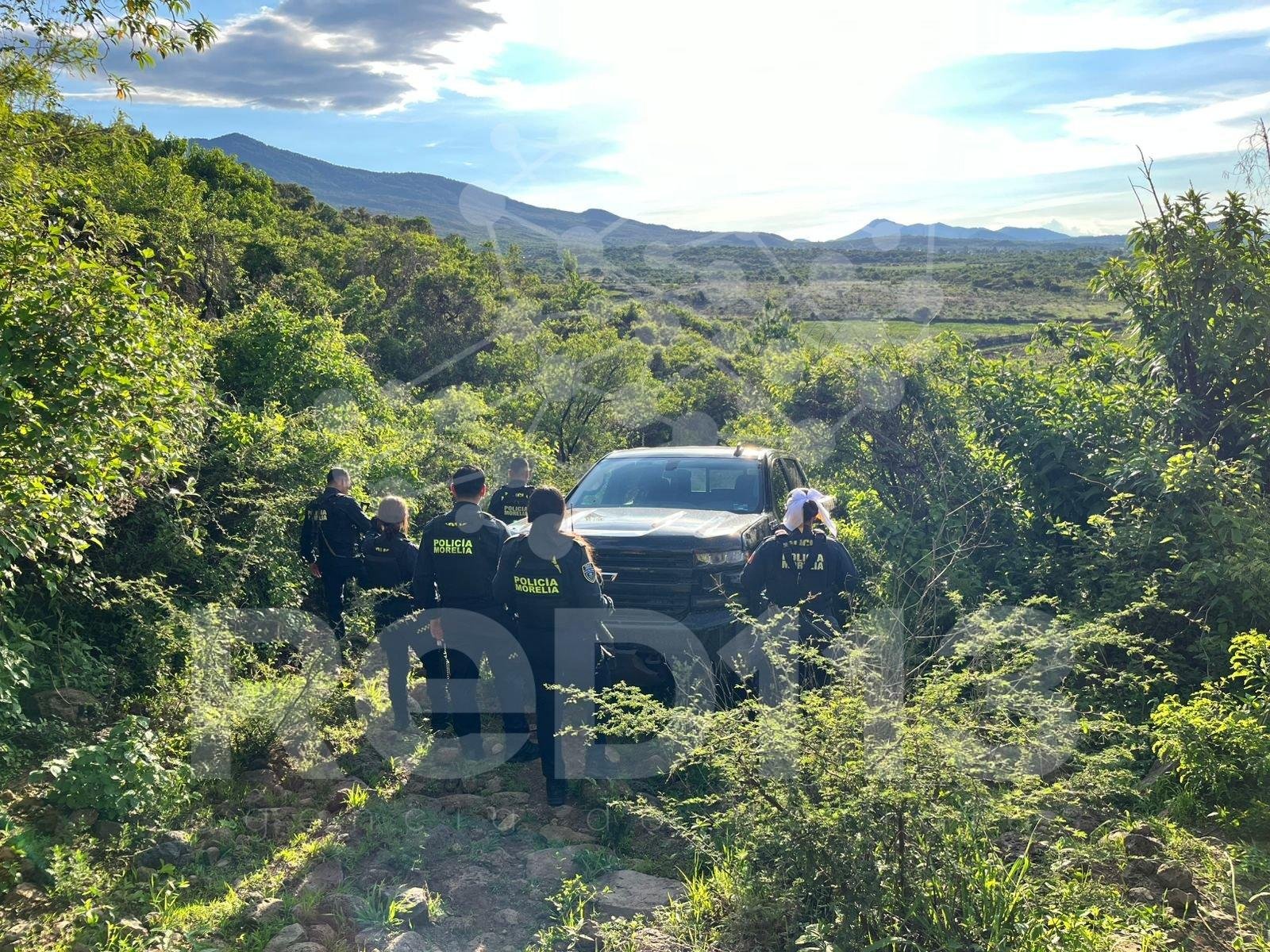Policía Morelia recupera camioneta con reporte de robo en la carretera Morelia-Pátzcuaro