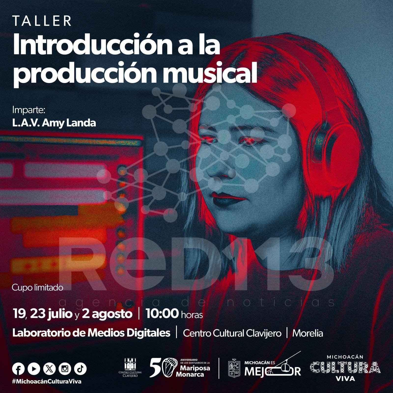 Aprende a producir música desde cero con este taller gratuito en el Clavijero