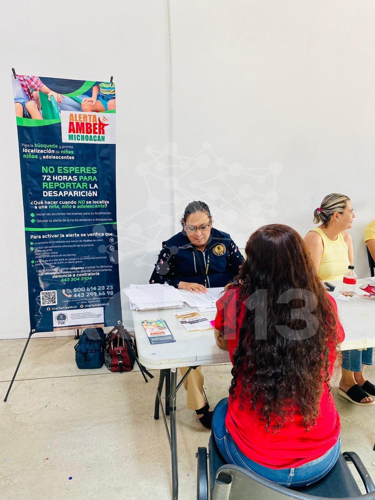 Participa Fiscalía General en la Jornada Multidisciplinaria y Toma de Muestras ADN, en Apatzingán