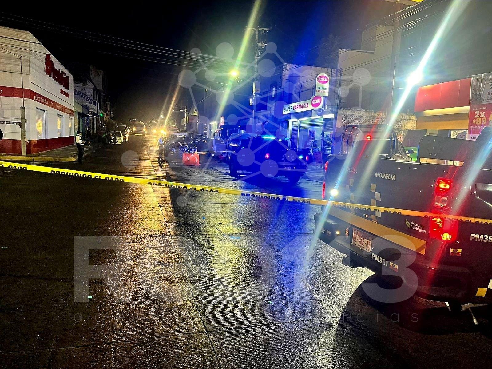 Conductor de una combi es baleado en la vía pública de la colonia Manantiales, en Morelia