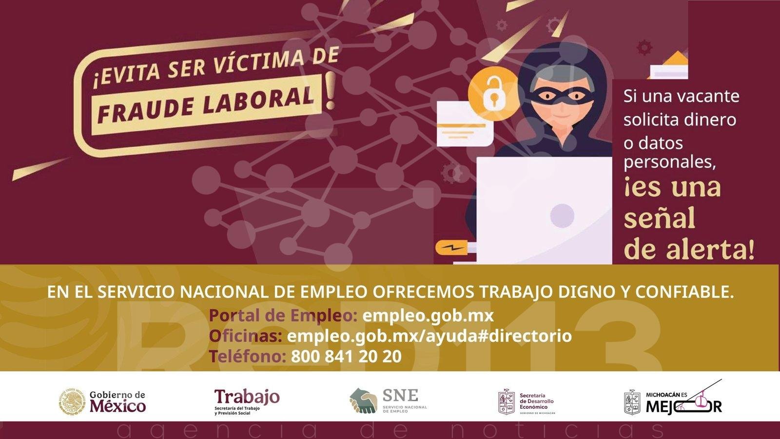 Sedeco advierte sobre fraudes en ofertas de empleo para el extranjero