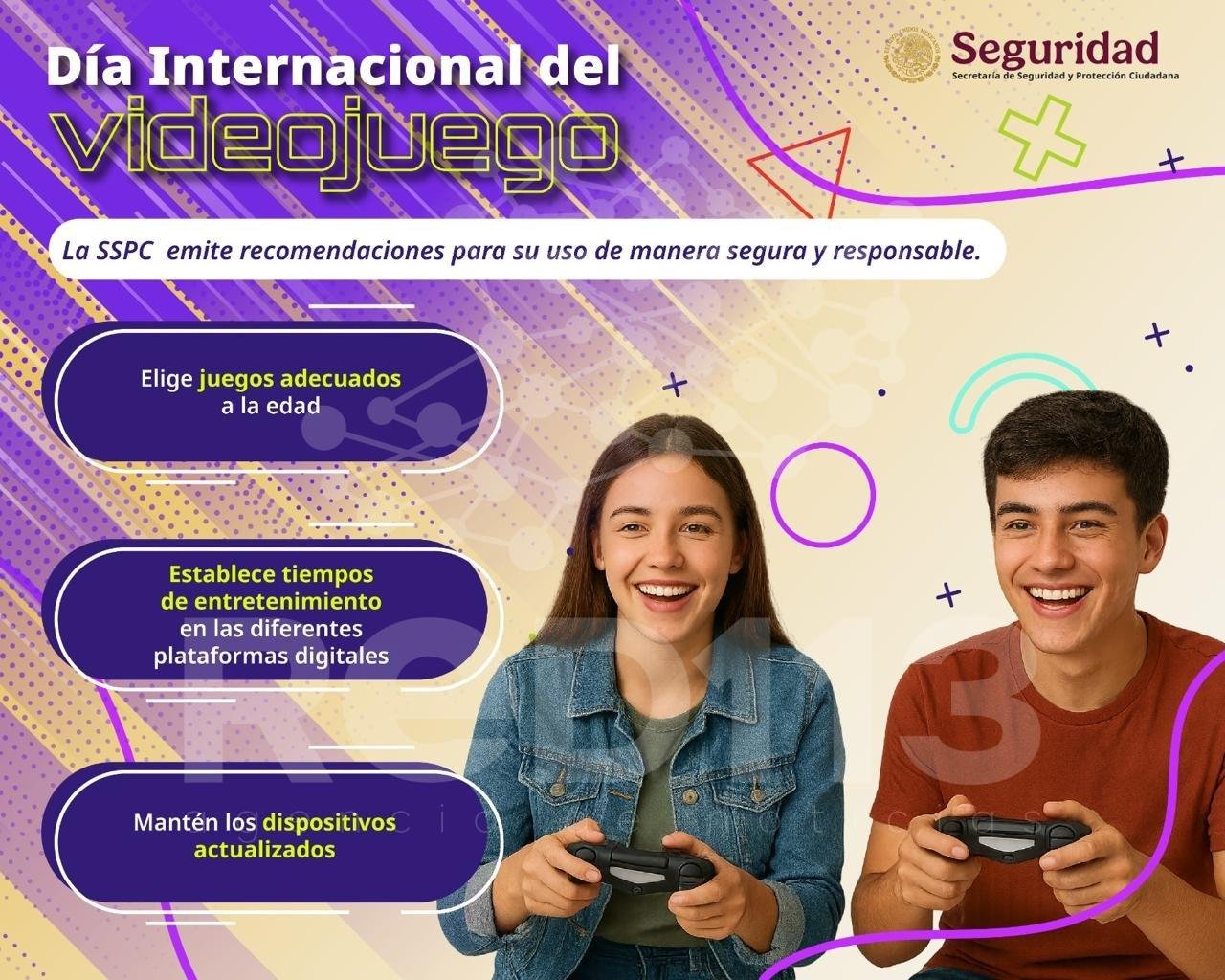 La SSPC emite recomendaciones para promover el uso seguro y responsable de videojuegos