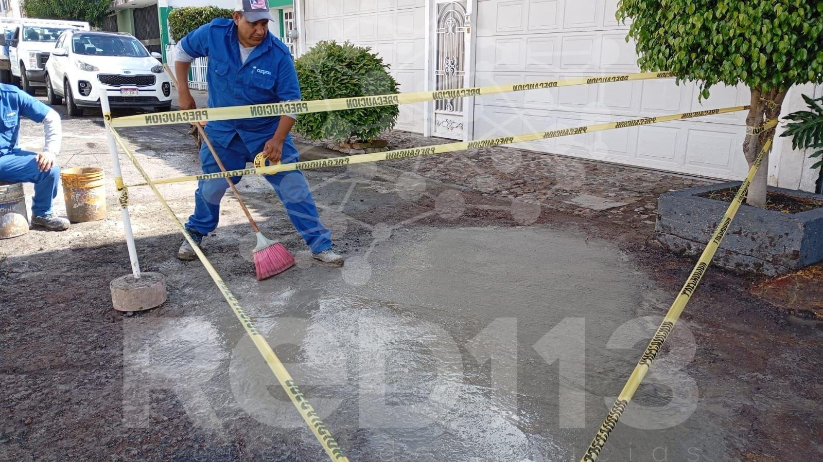 *Ooapas realizó trabajos de reparación en la red de alcantarillado en la colonia Chapultepec Sur *