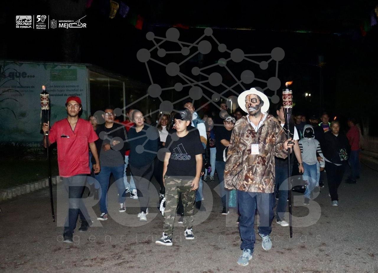 Zoológico de Morelia te invita a sus aterradores recorridos nocturnos de Halloween
