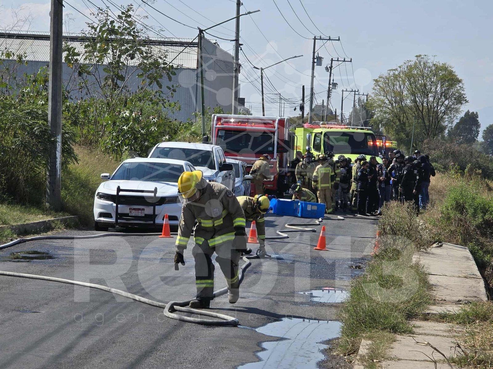 Hallan el cilindro de gas cloro robado ayer en un pozo del OOAPAS, al norte de Morelia