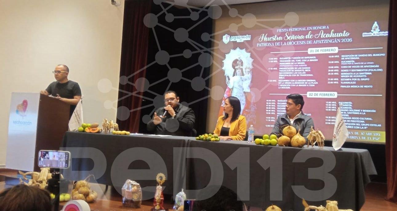 Michoacán fortalece el turismo religioso con la fiesta patronal de Nuestra Señora de Acahuato en Apatzingán