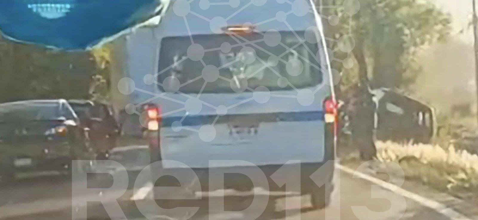 Se registra carambola vehicular en la Pátzcuaro-Morelia