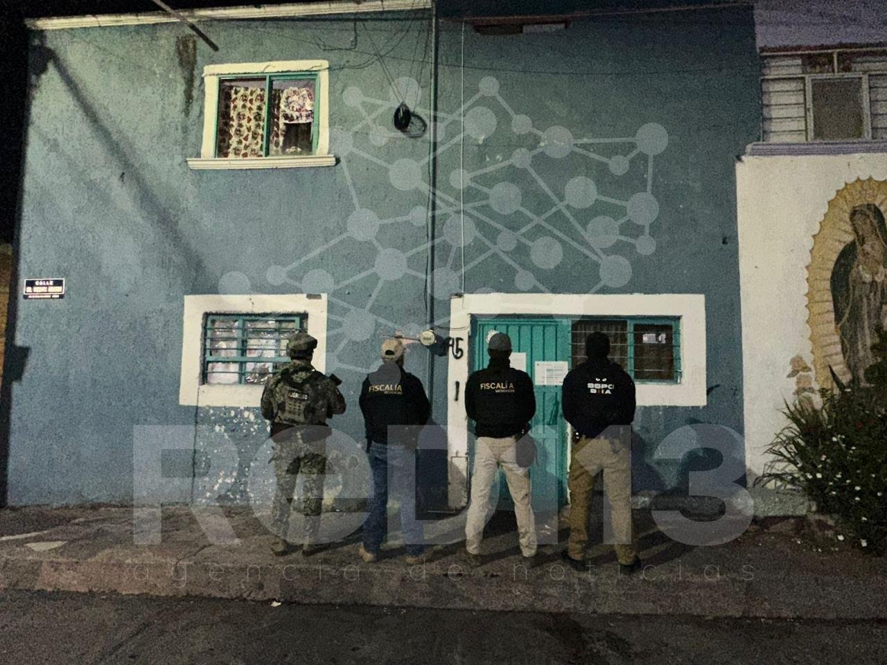 Fiscalía General ejecuta cateo en Morelia; asegura narcótico