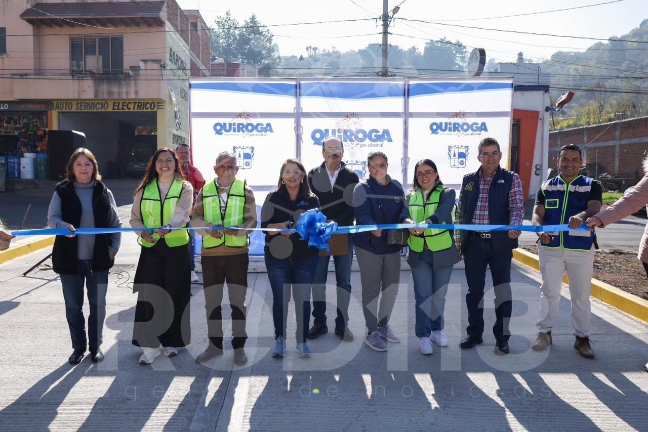 Con hechos, Quiroga avanza con obras y acciones que generan progreso y desarrollo; Alma Mireya González inaugura rehabilitación y pavimentación de calle