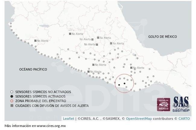 SIN REPORTE DE DAÑOS POR SISMO DE 5.7 CON EPICENTRO EN PUERTO ESCONDIDO, OAXACA