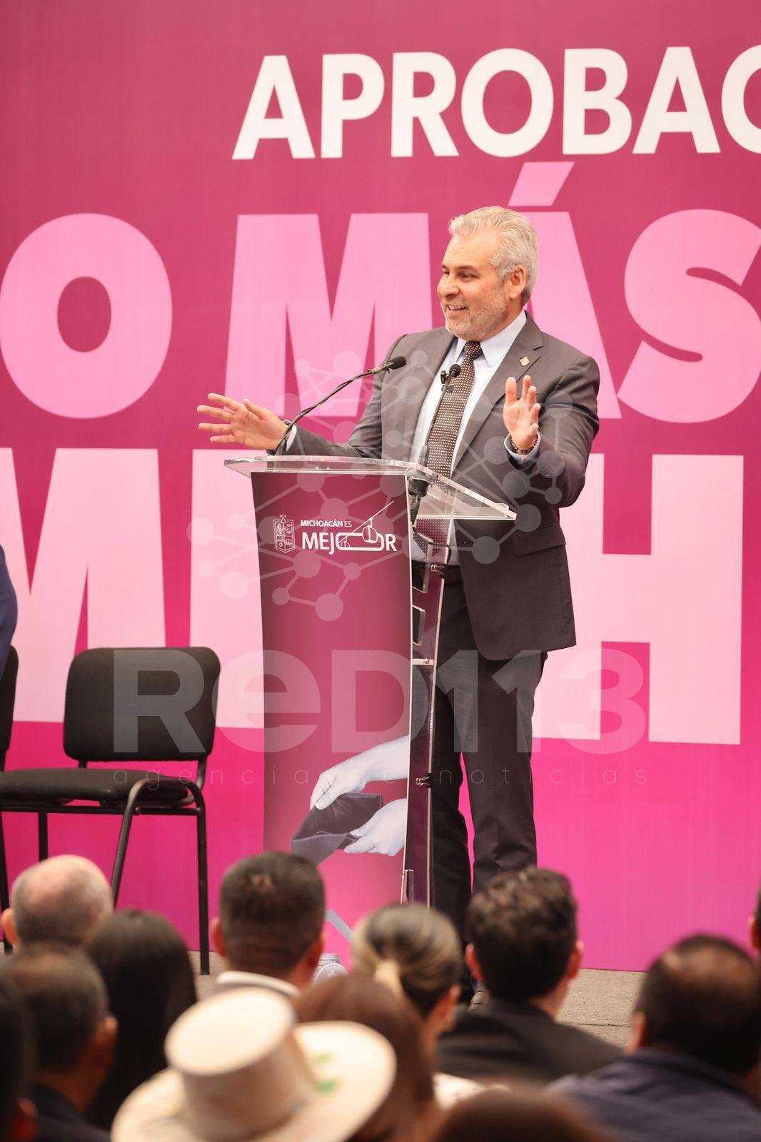 Con 40 mil mdp en obras demostramos que se puede invertir sin generar deuda: Bedolla