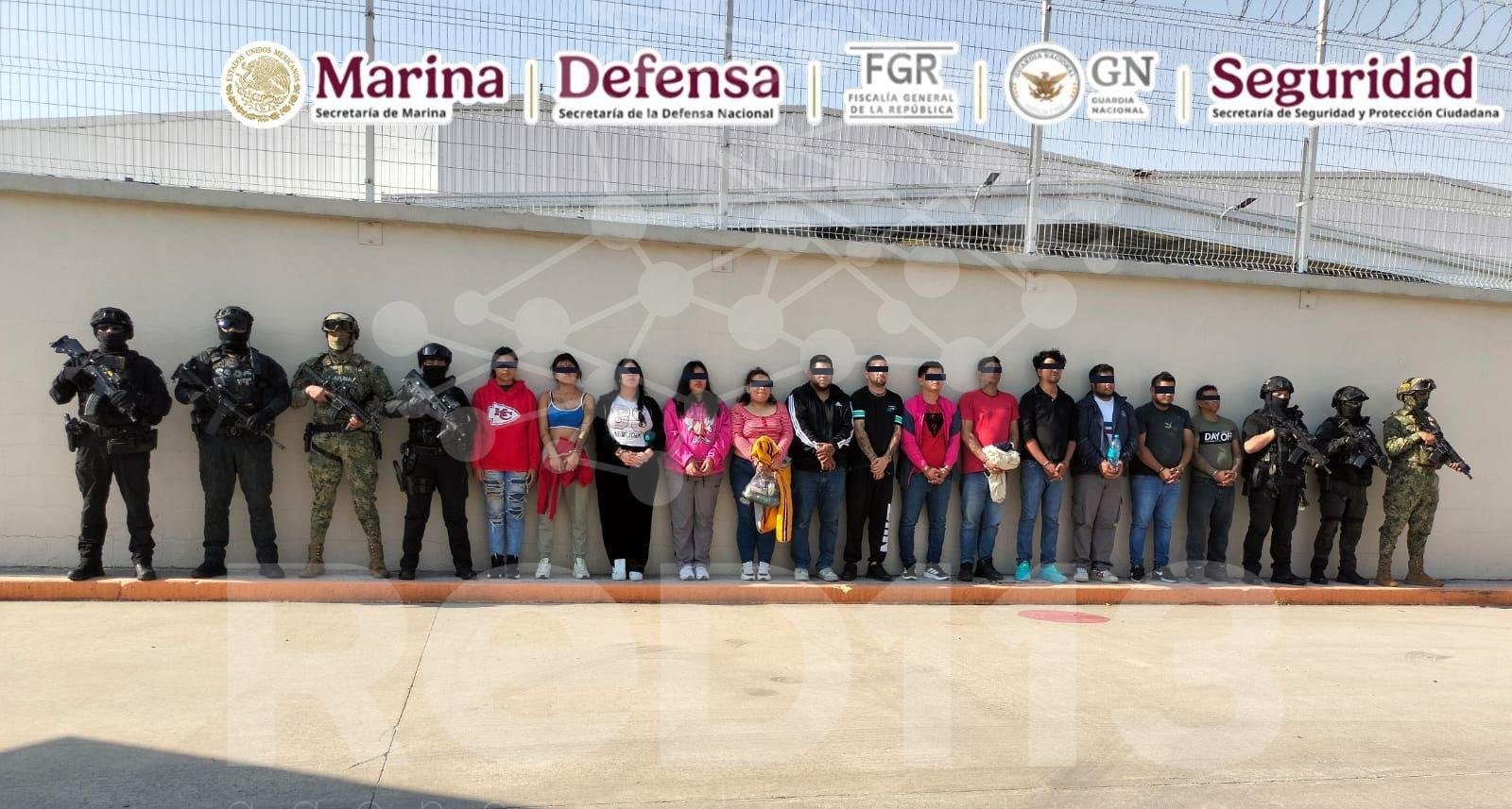 TRAS EJECUTAR 13 CATEOS EN VERACRUZ, AUTORIDADES FEDERALES LIBERAN A UNA PERSONA PRIVADA DE LA LIBERTAD Y DETIENEN A 14 PERSONAS