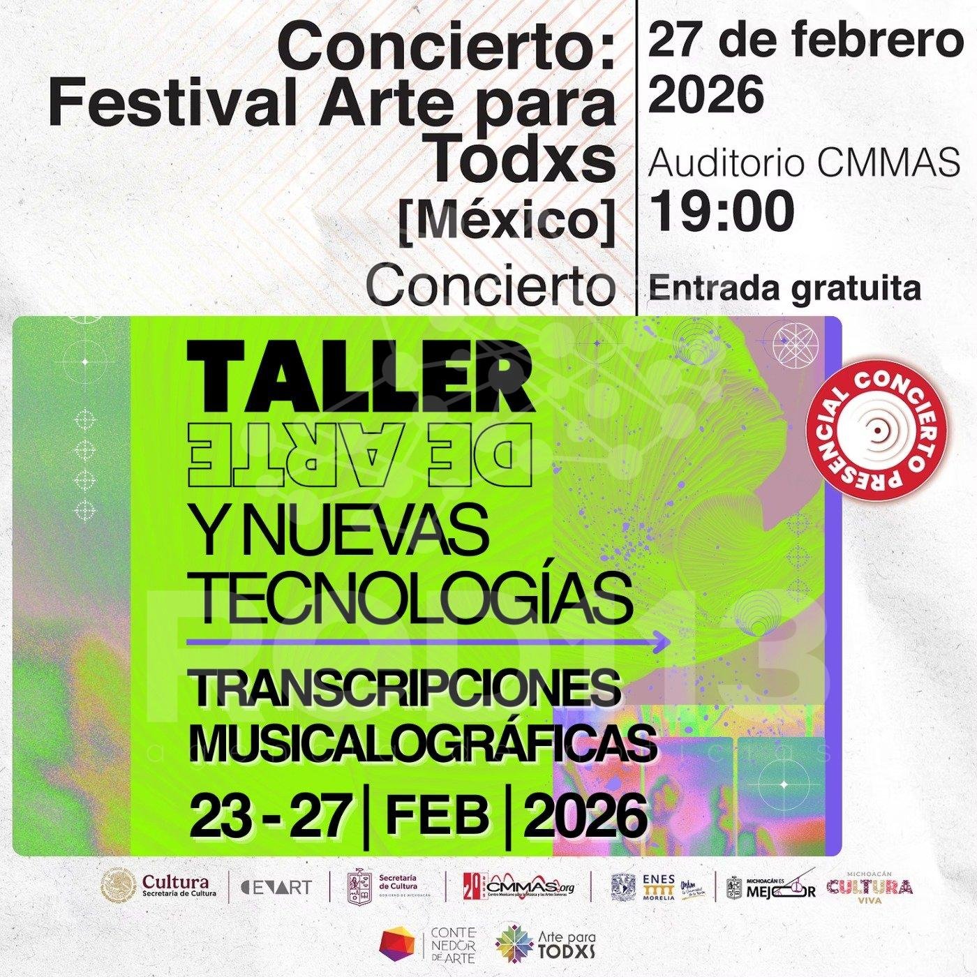 Secum invita a explorar la música en el concierto “Transcripciones Musicalográficas”