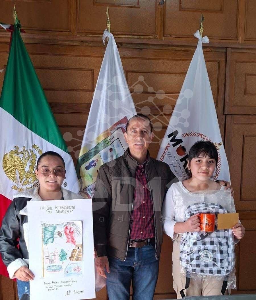 Reconoce Julio César Conejo Alejos talento infantil en concurso “México a través de mi Bandera”