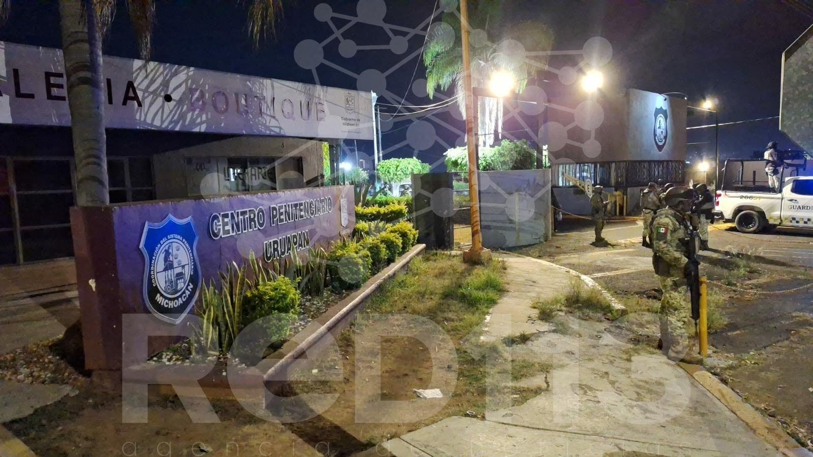Despliegan operativo de revisión en el Cereso de Uruapan
