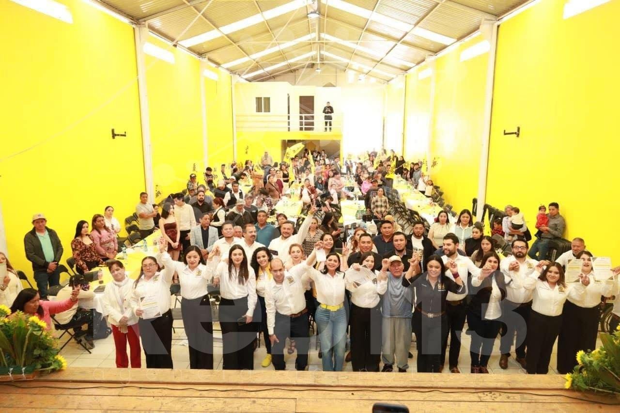 Araceli Saucedo respalda la renovación y fortalecimiento de los comités municipales de Irimbo, Áporo y Angangueo