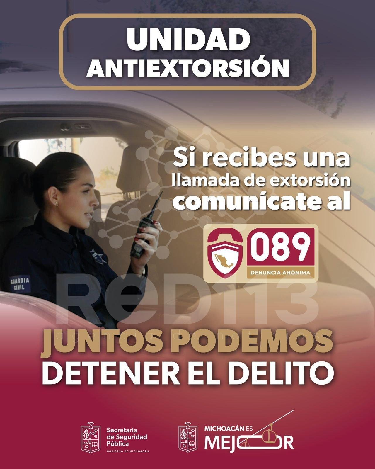 SSP crea nueva unidad de combate a la extorsión en todas sus modalidades
