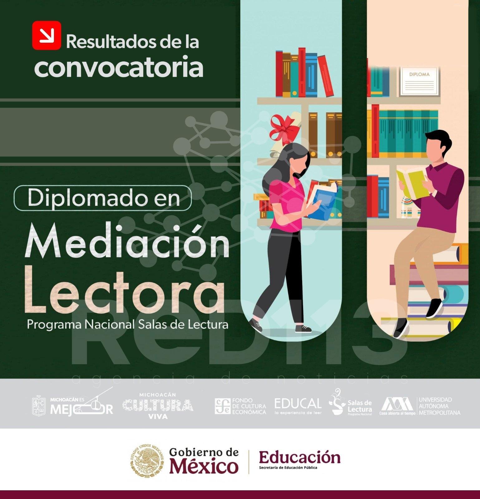 Estos son las y los seleccionados al Diplomado en Mediación Lectora: Secum