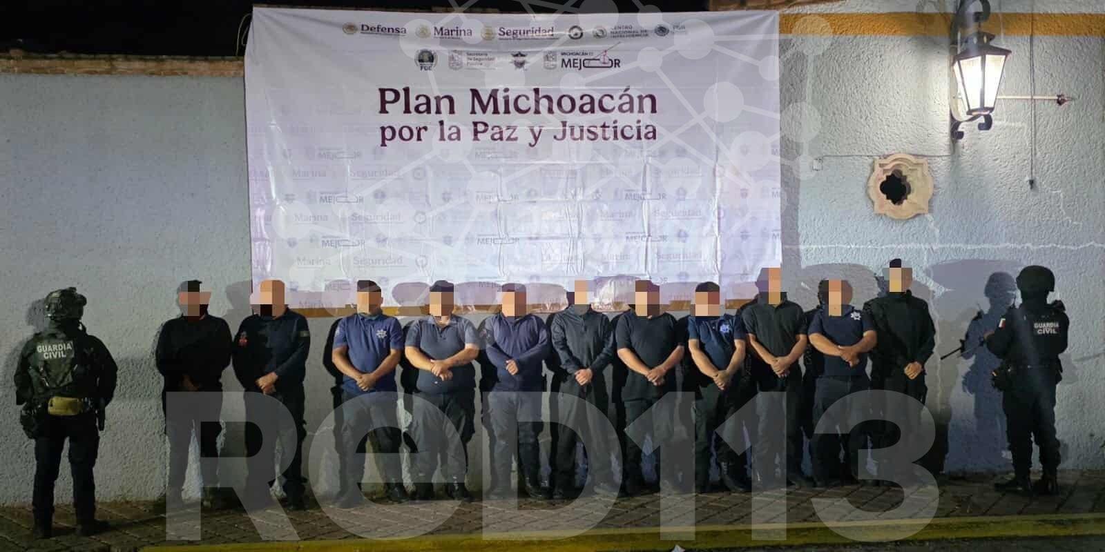 Suspenden proceso a 11 policías de Ecuandureo; seguirán su caso en libertad