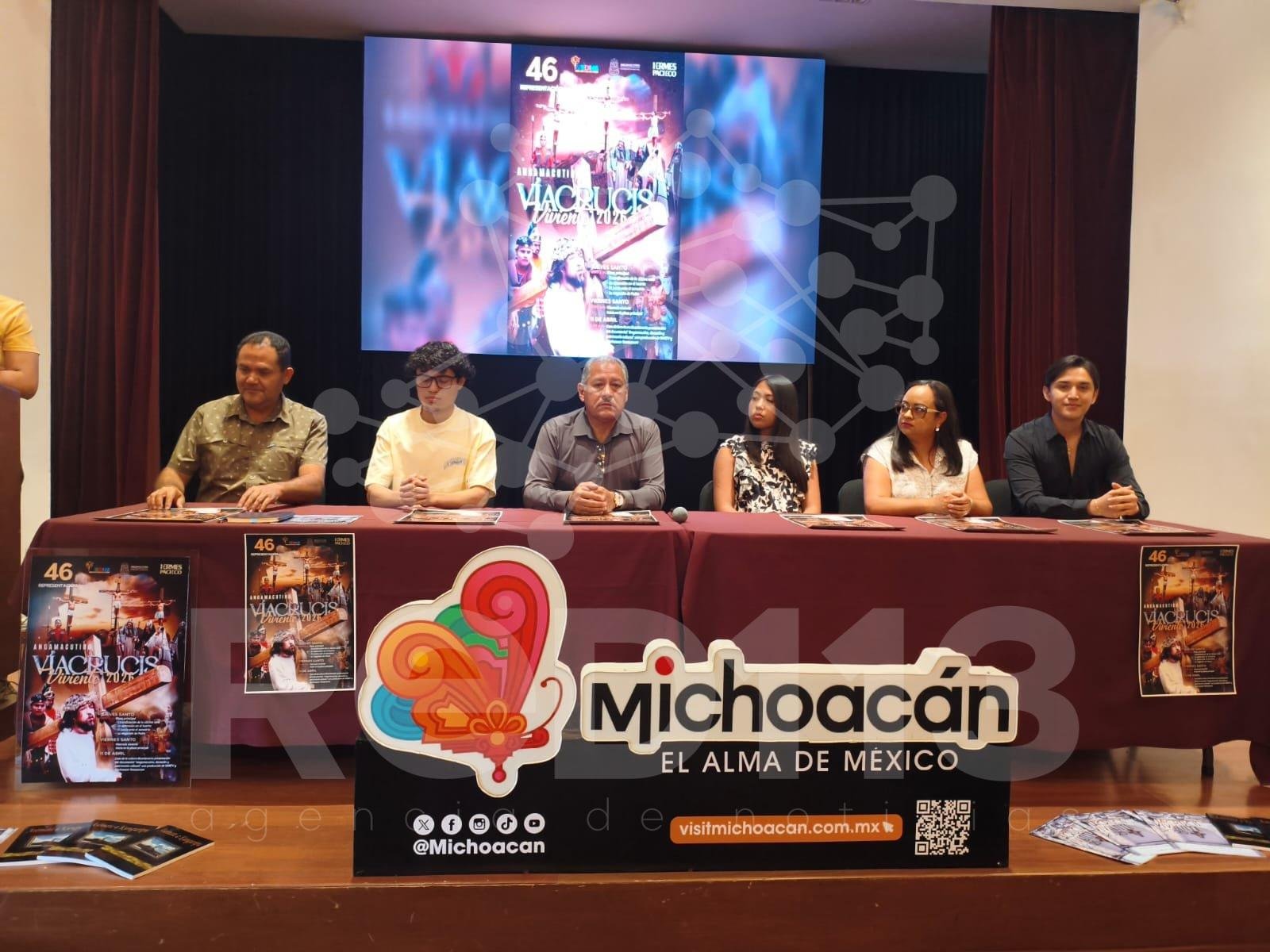 Viacrucis viviente de Angamacutiro llega a su edición 46 este año