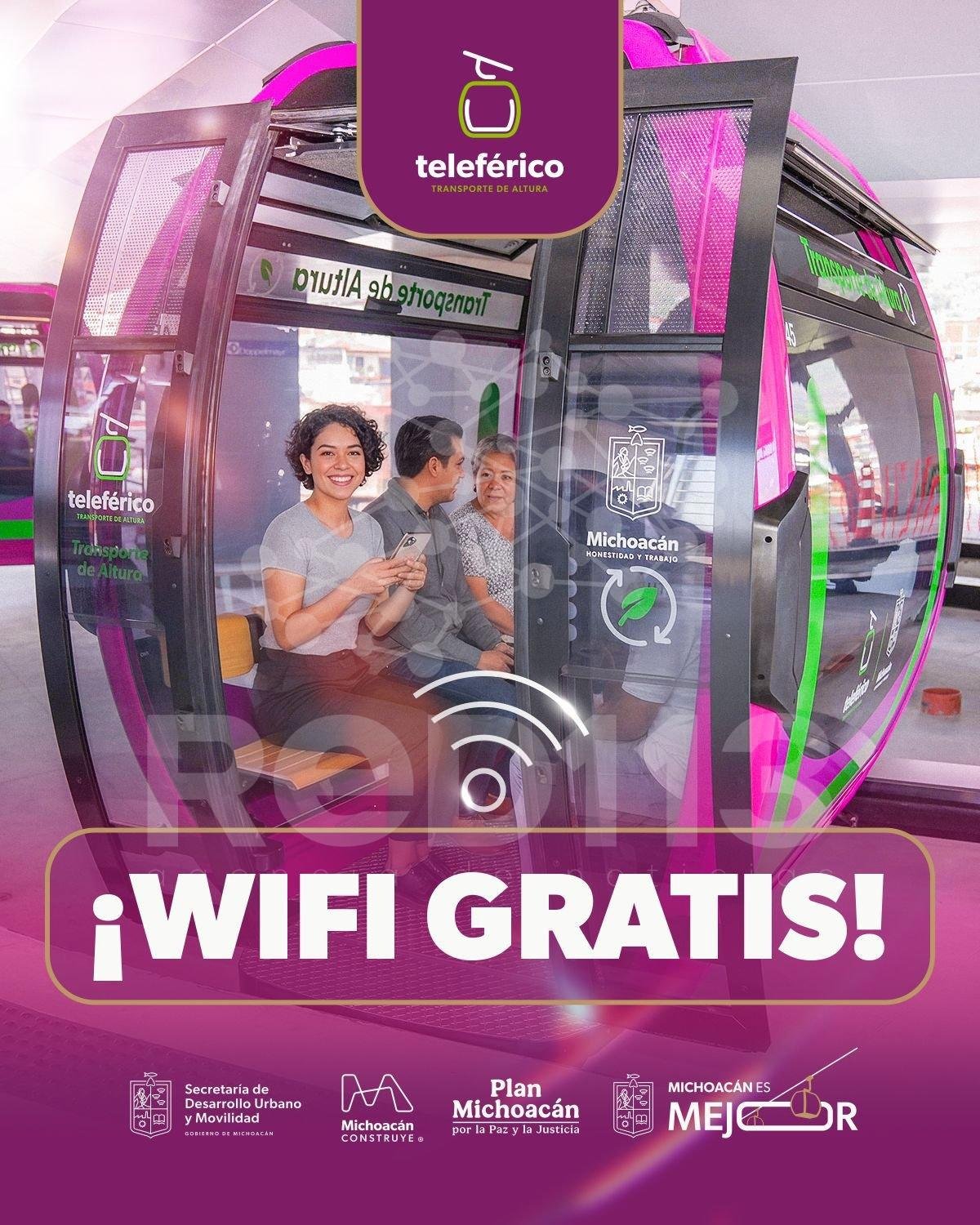 Cabinas del teleférico de Uruapan tendrán internet gratis: Gladyz Butanda