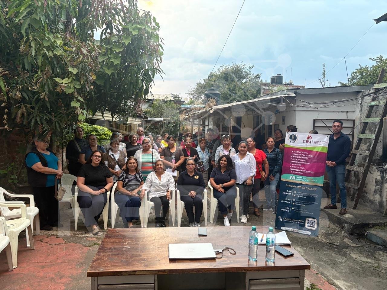 FGE promueve la prevención de la violencia contra las mujeres en colonias de Uruapan