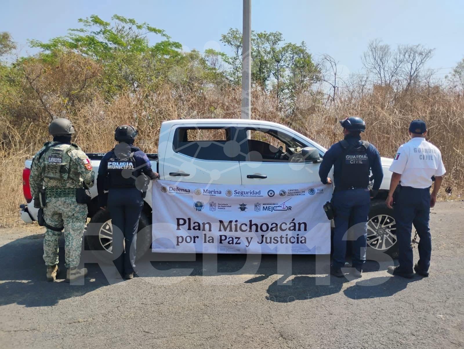 Tras enfrentamientos en Puertecitos, aseguran vehículos con reporte de robo, un arma y hay un detenido