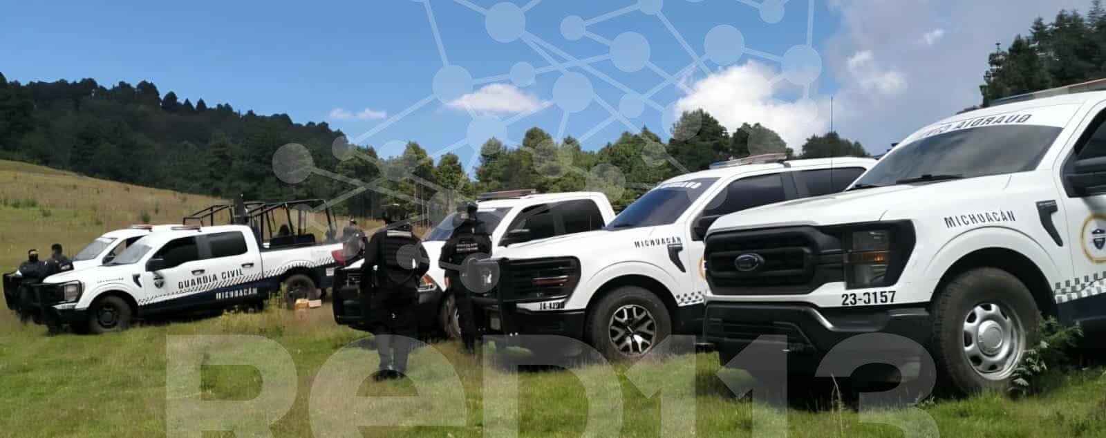 Reporte de enfrentamiento en Copándaro moviliza a la Policía; hallan vehículo abandonado