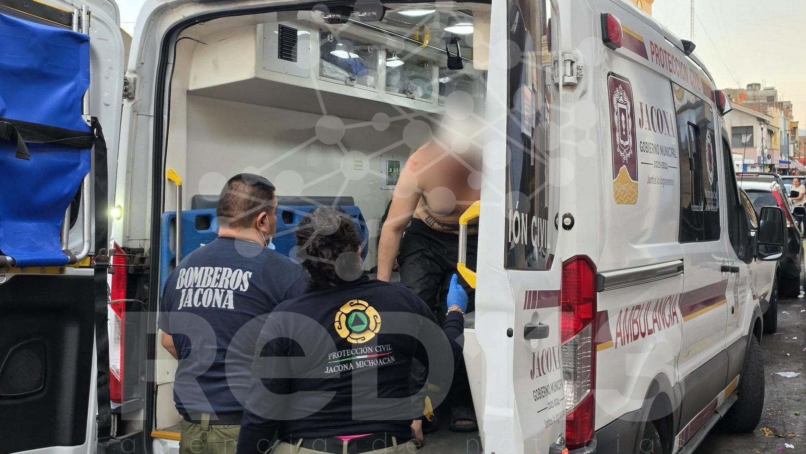 De milagro hombre resulta con un rozón de bala en el cráneo, tras agresión armada en Jacona