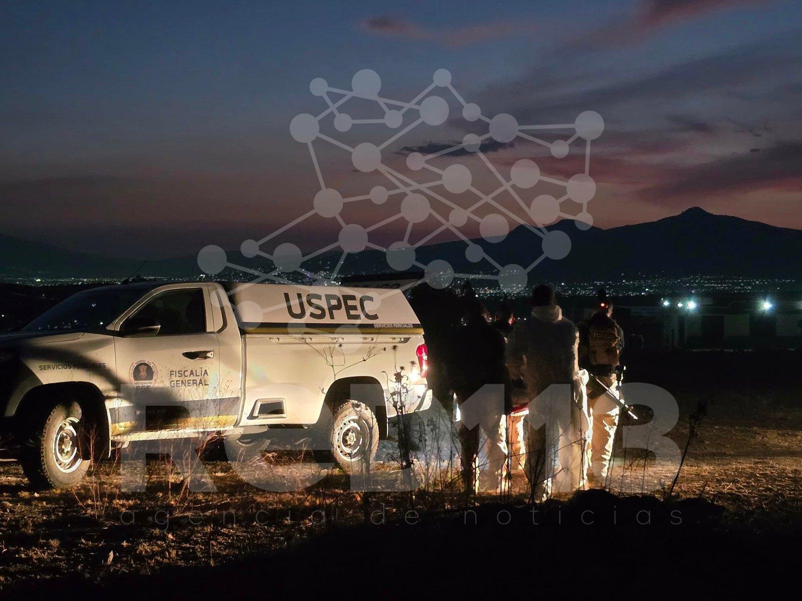 Hallan a sujeto asesinado en predio de la colonia Mirador de la Aldea, Morelia