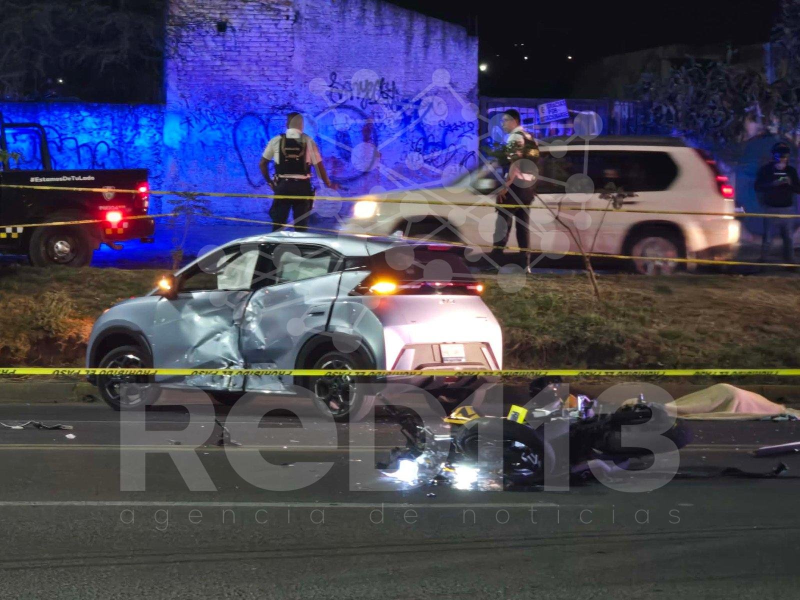 Motociclista muere tras choque contra auto en la Madero Poniente de Morelia