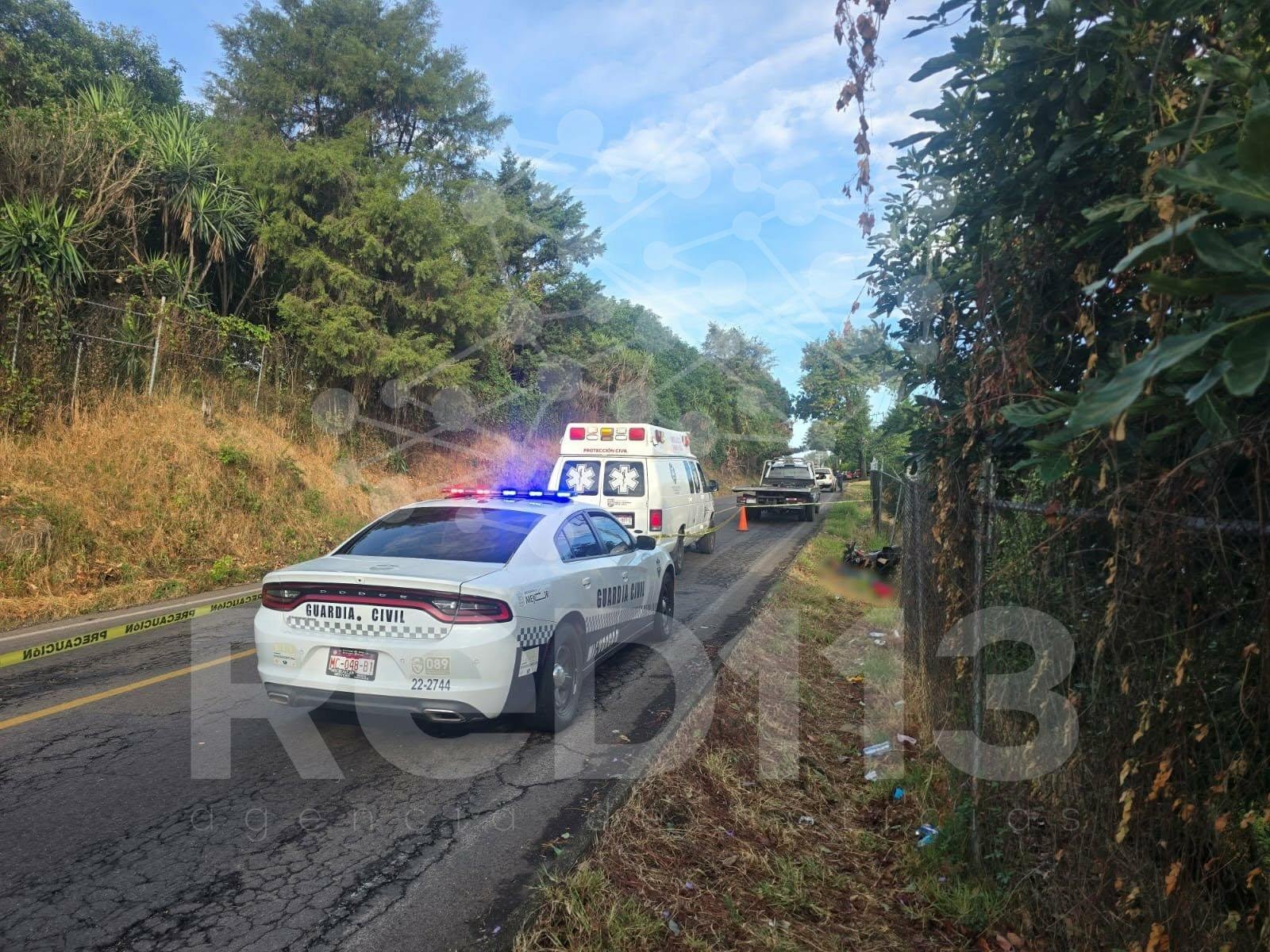 Motociclista sufre mortal accidente en la Tacámbaro-San Antonio de Viña