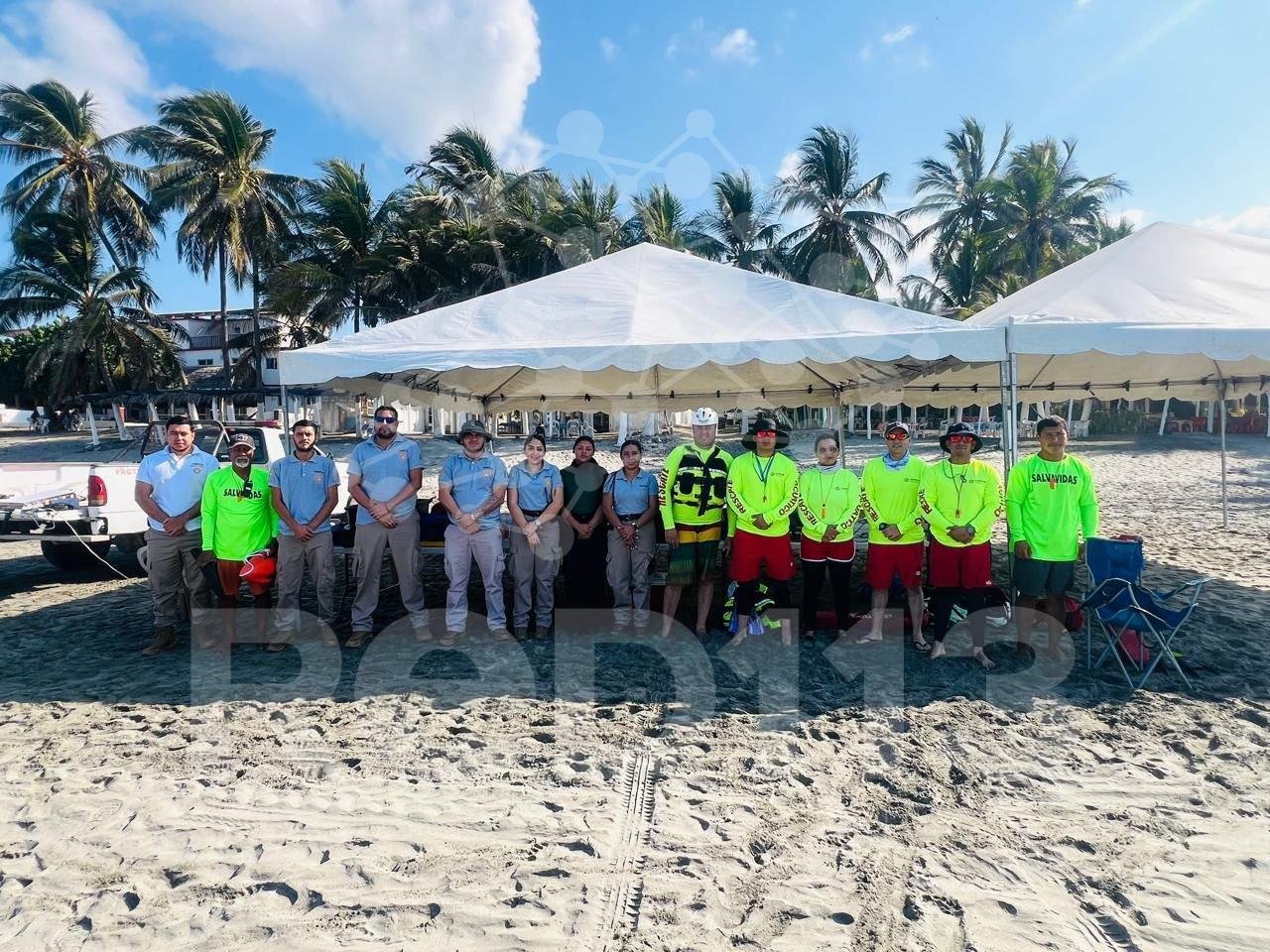 En marcha operativo preventivo de PC en playas de Michoacán por Semana Santa