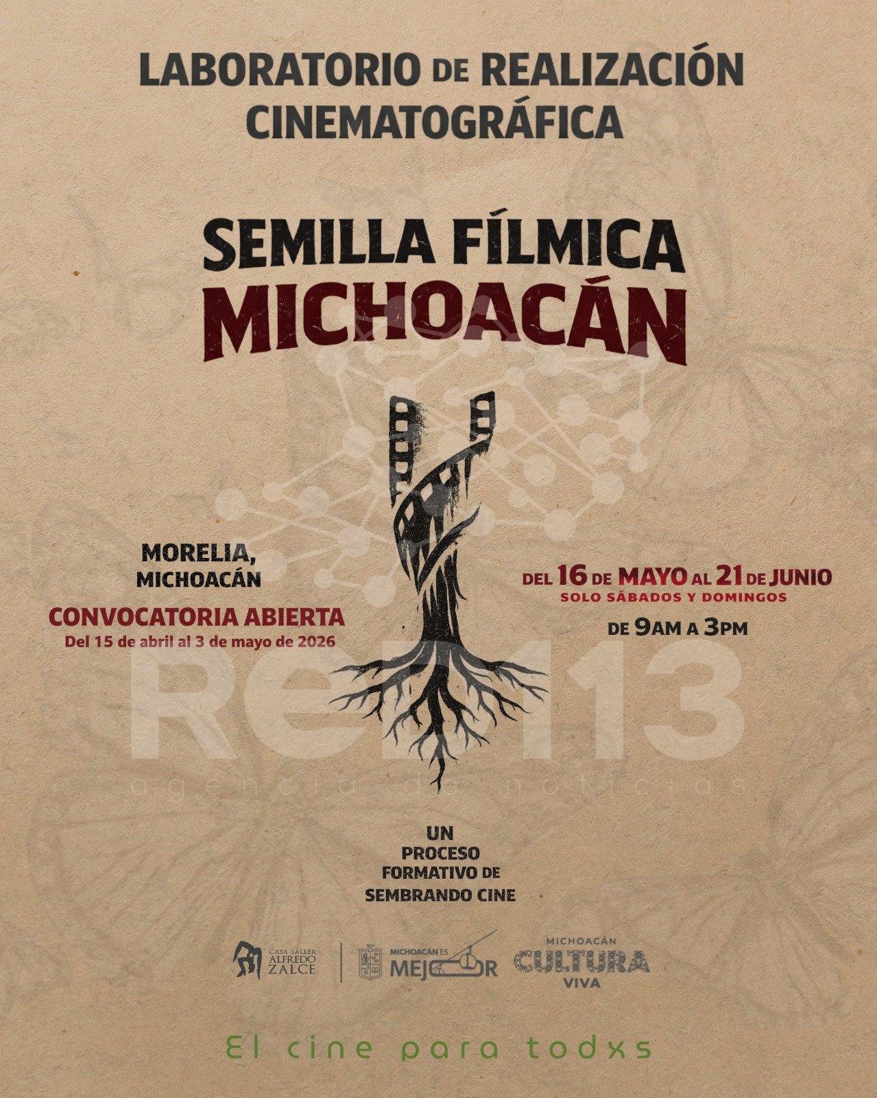 ¿Te gusta el cine? Inscríbete al Laboratorio de Realización Cinematográfica