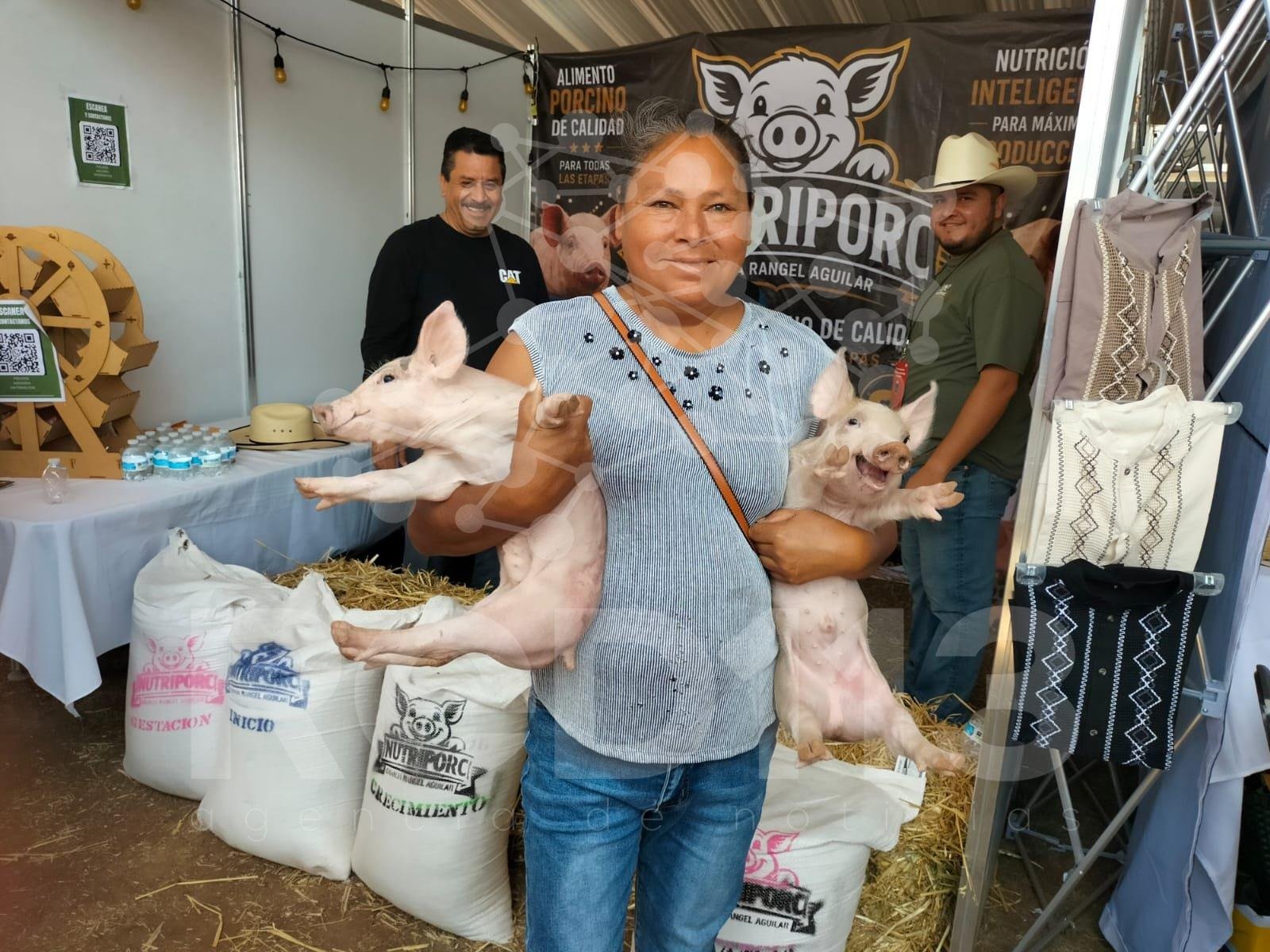 Gobierno de Morelia fomenta la producción porcina en la Agrotegan