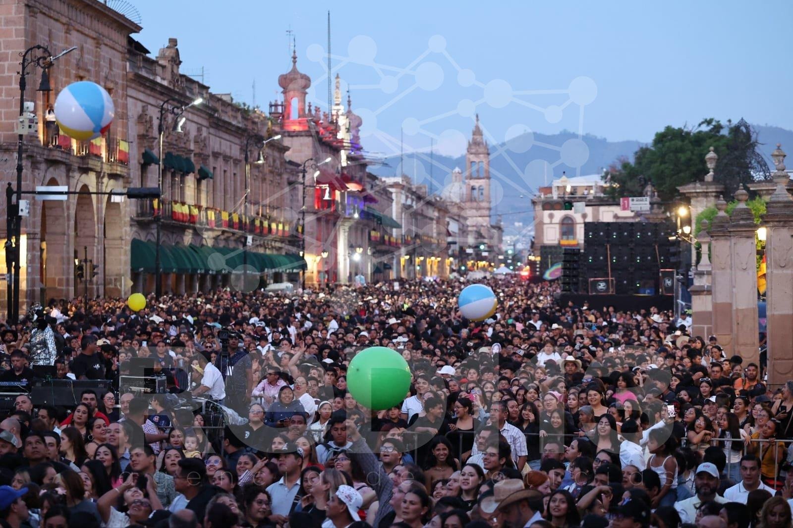 Morelia vive concierto histórico en su 485 Aniversario