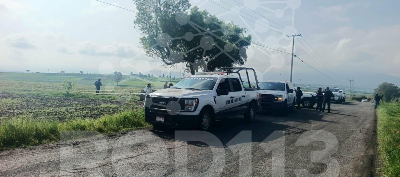Hallan a hombre degollado en camino rural de Indaparapeo