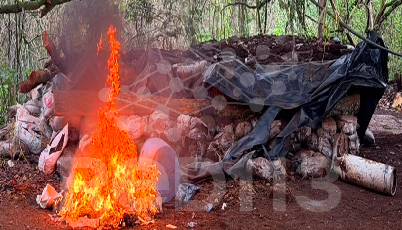 Explosivos, droga y campamentos asegurados en la Sierra Costa, informa Gabinete de Seguridad