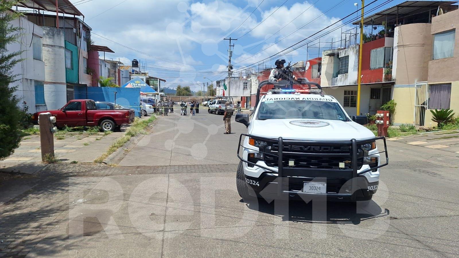 Se registra homicidio a balazos en domicilio, en el Fraccionamiento Valle Real de Uruapan
