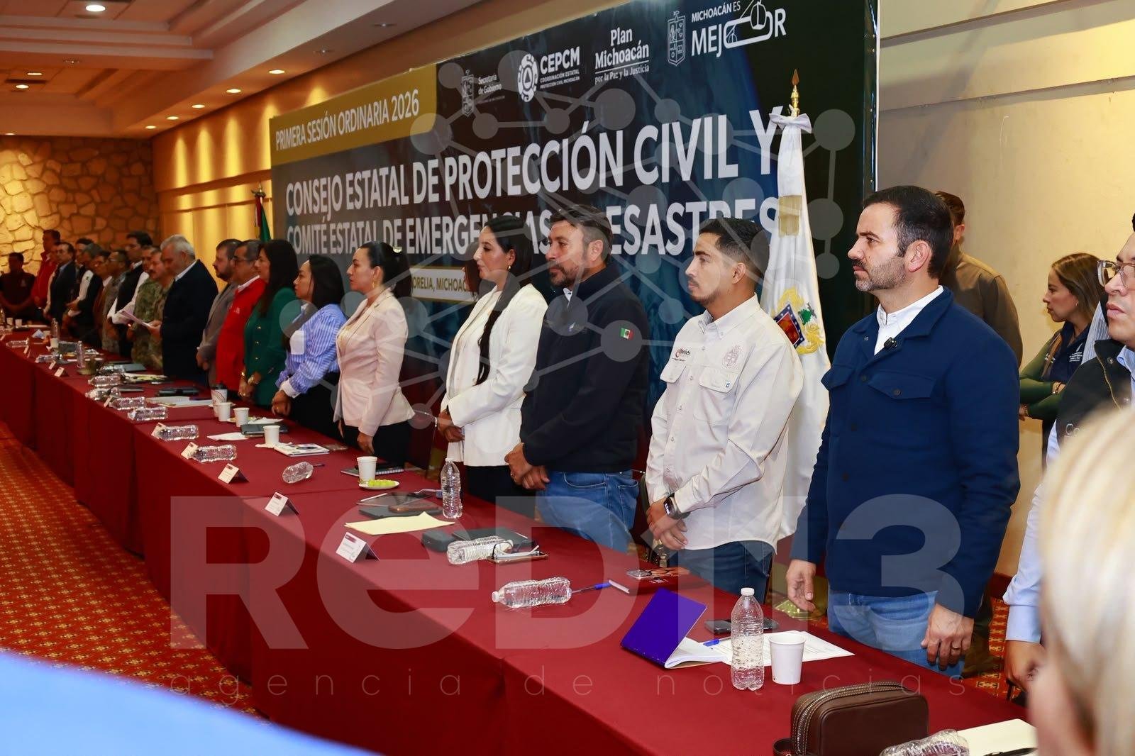 Yankel Benítez participa en instalación del Consejo Estatal de Protección Civil