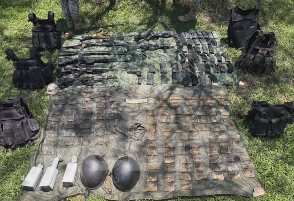 Intensifica Defensa operativos en Michoacán; reportan aseguramiento de 106 explosivos, armamento y miles de cartuchos