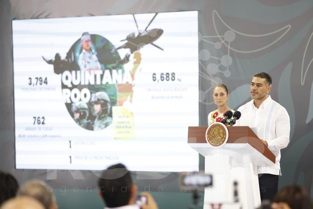 ESTRATEGIA NACIONAL DE SEGURIDAD EN QUINTANA ROO REDUCE 85% LOS HOMICIDIOS DOLOSOS DE SEPTIEMBRE DE 2024 A JUNIO DE 2026