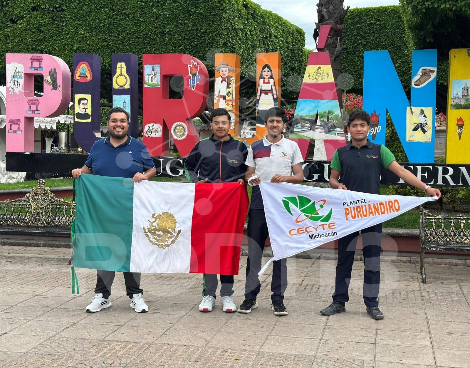 Estudiantes del Cecytem Puruándiro llevarán proyecto biotecnológico a Colombia