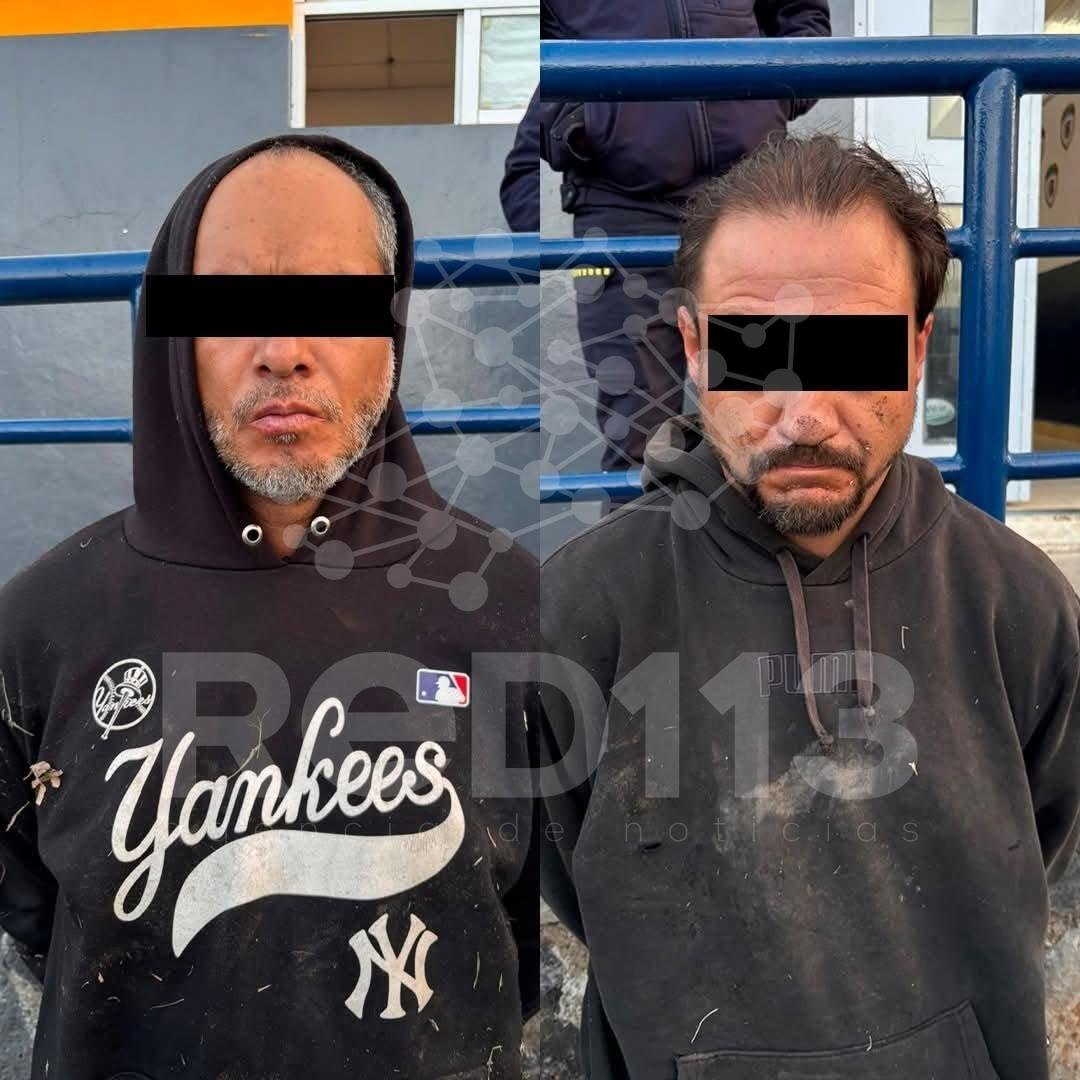 Policía Auxiliar detiene a dos presuntos robacables en Ciudad Industrial, Morelia